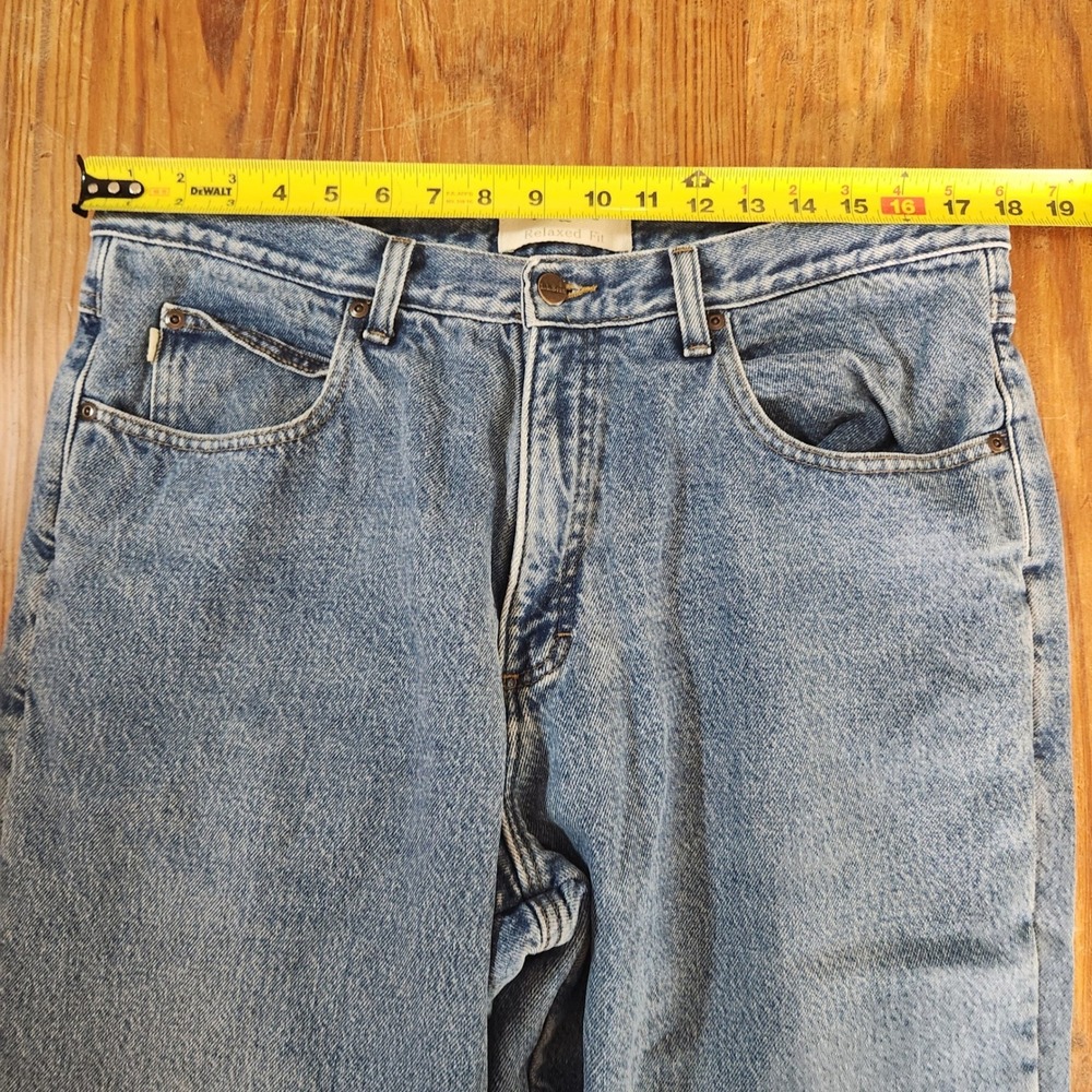 L.L. Bean Double L Men's Fleece Lined Jeans Pants Relaxed Fit 36x32 Outdoor - Picture 3 of 7